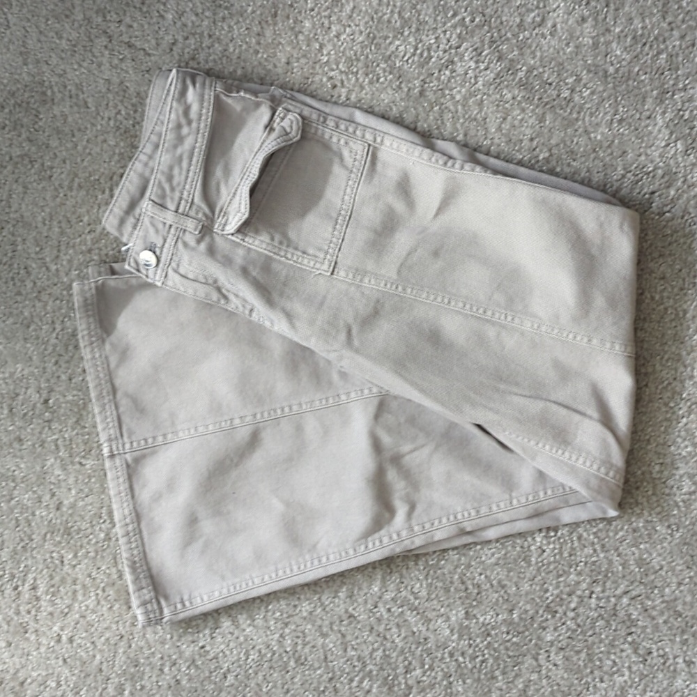 H&M grey wide leg jeans NWOT